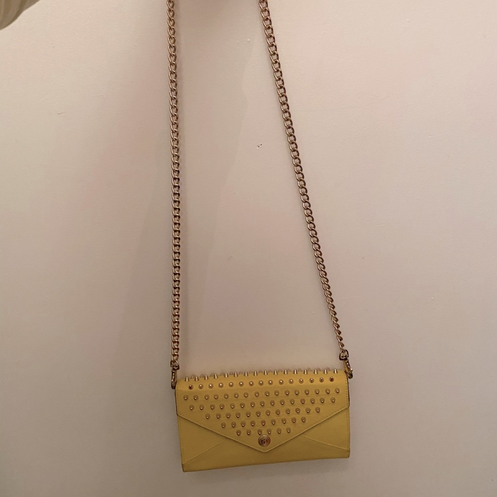 Rebecca Minkoff studded Crossbody/Clutch on chain